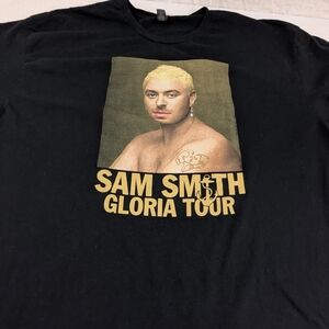 Sam Smith Gloria Concert Tee Shirt With Tour Locations In Back Size 3X